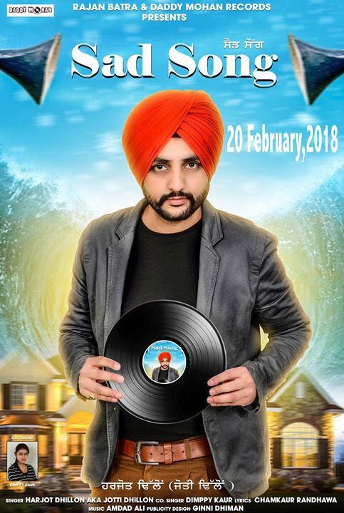 Sad Song Harjot Dhillon mp3 song free download, Sad Song Harjot Dhillon full album