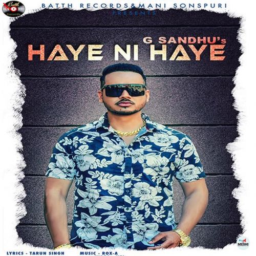 Haye Ni Haye G Sandhu mp3 song free download, Haye Ni Haye G Sandhu full album