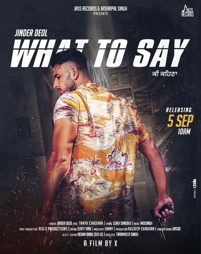 What To Say Jinder Deol mp3 song free download, What To Say Jinder Deol full album