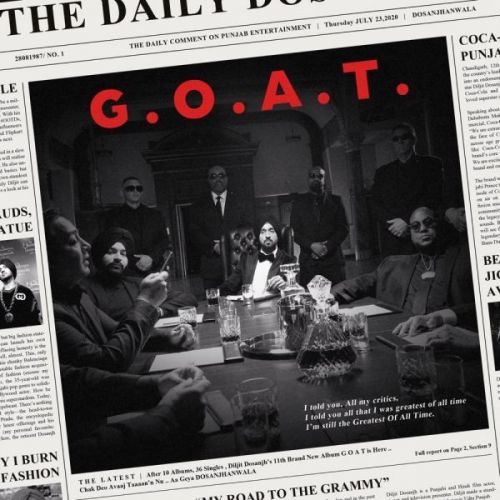 G.O.A.T. Diljit Dosanjh mp3 song free download, G.O.A.T. Diljit Dosanjh full album