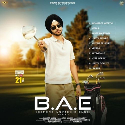 Jatta De Putt Harman Mann mp3 song free download, B.A.E Harman Mann full album